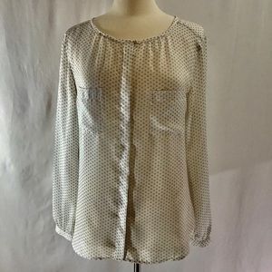 LOFT pullover blouse size L